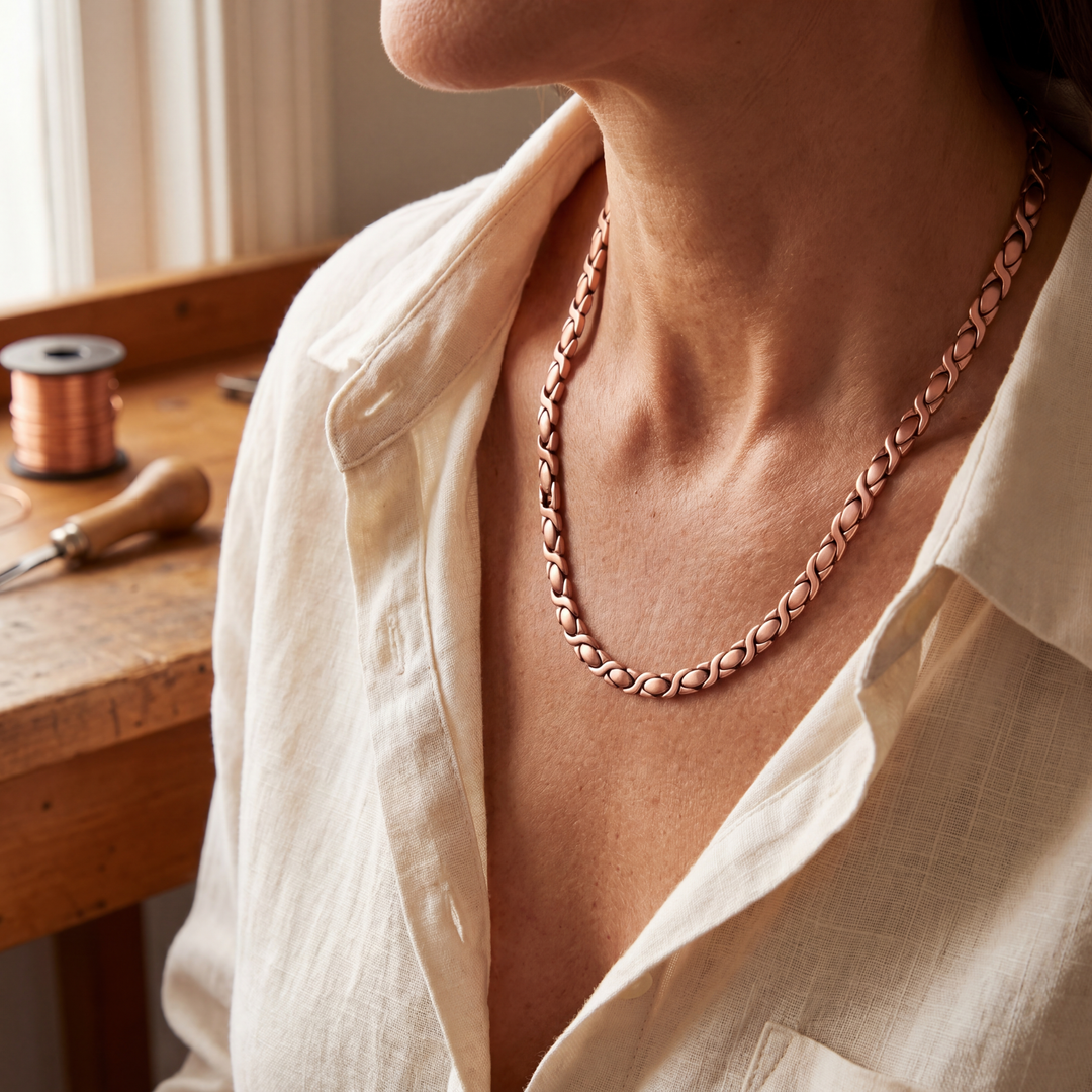 Ellington's Cedar Copper Necklace