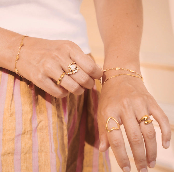 Heart-Open Design Ring