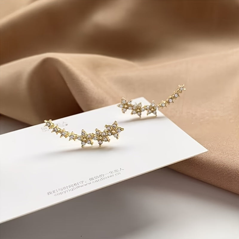 Freja – Classic Floral Earrings