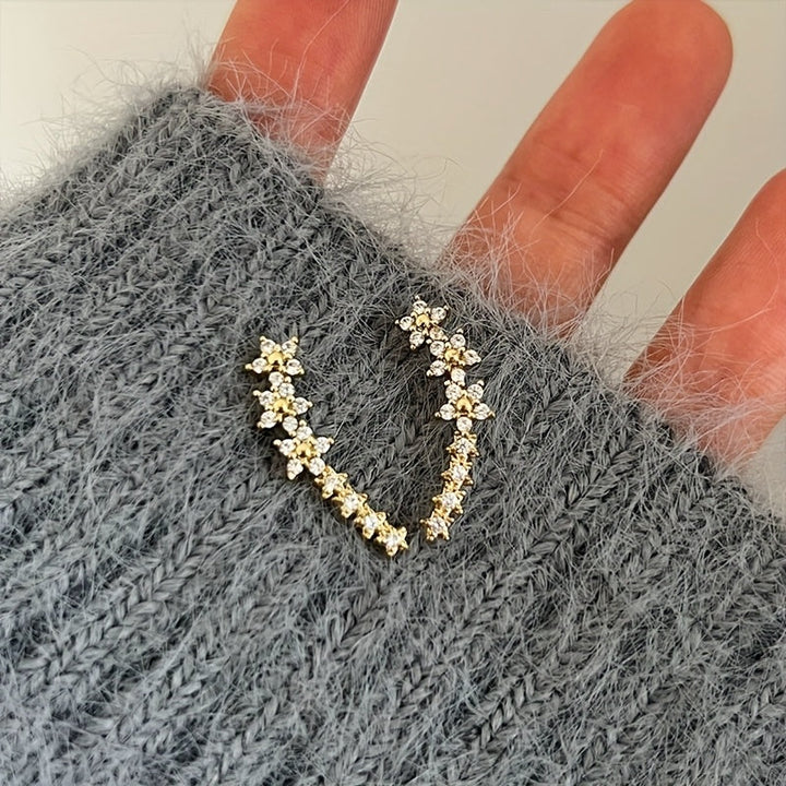 Freja – Classic Floral Earrings