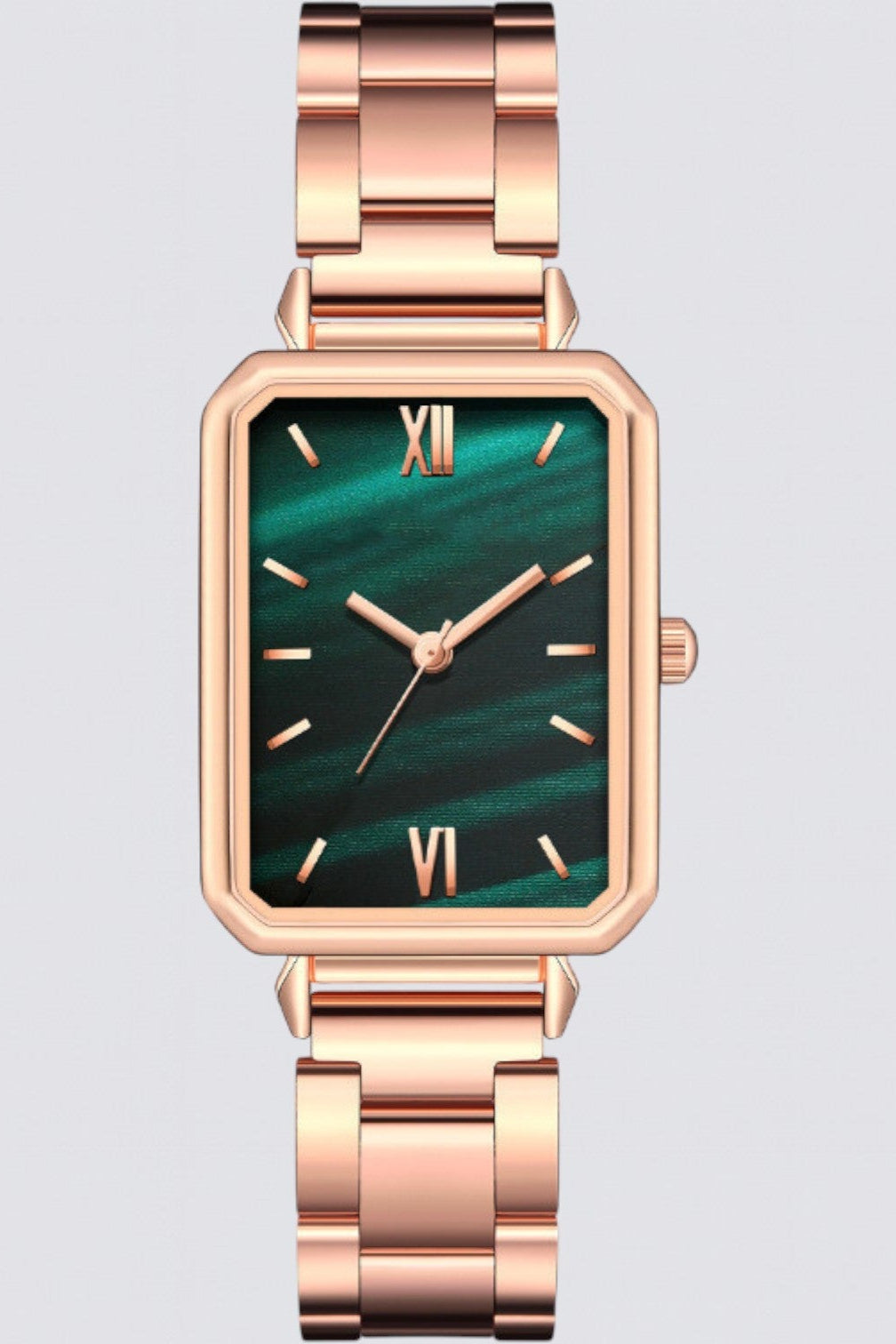 Square-Shaped Quartz Timepiece