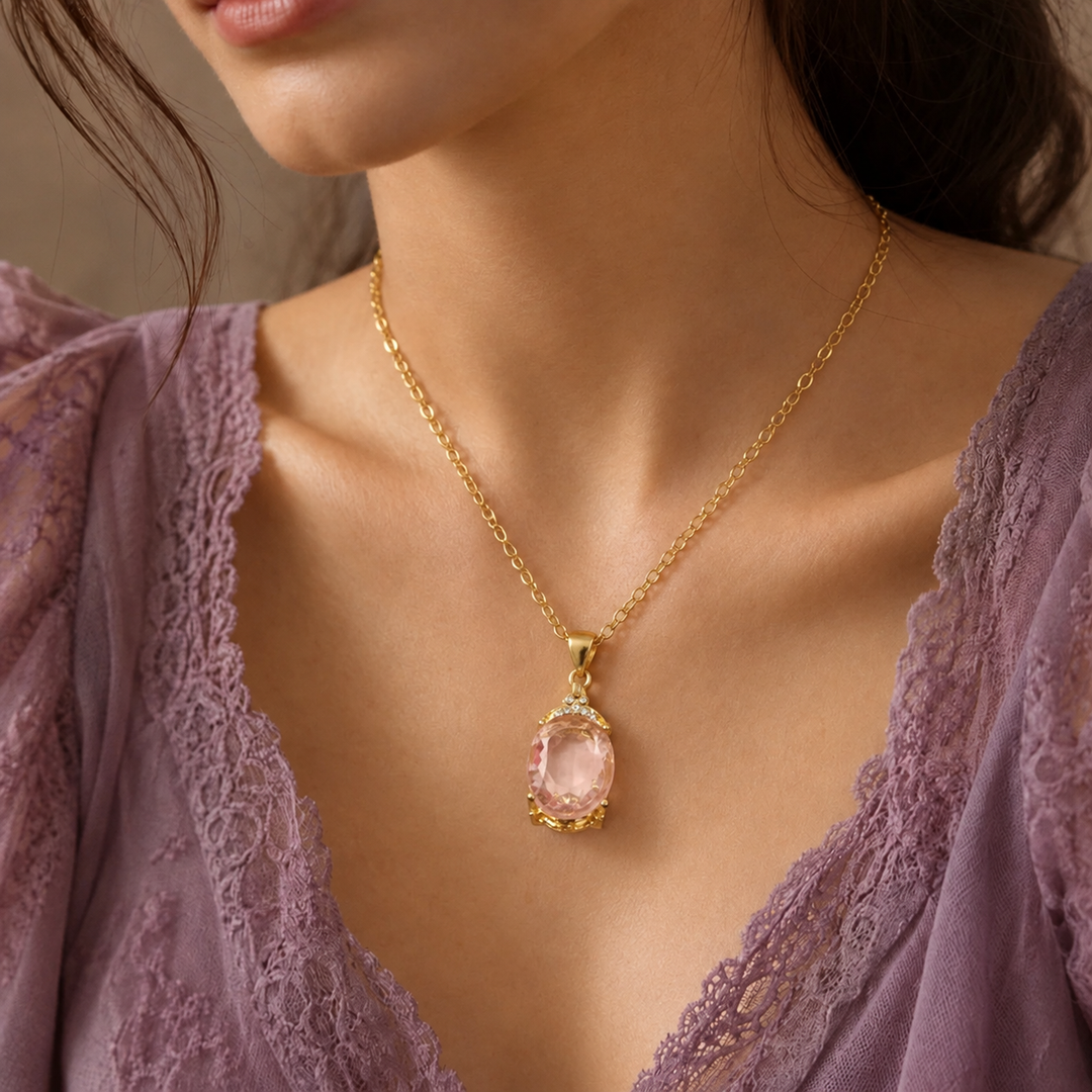 Elegant Crystal Pendant Necklace