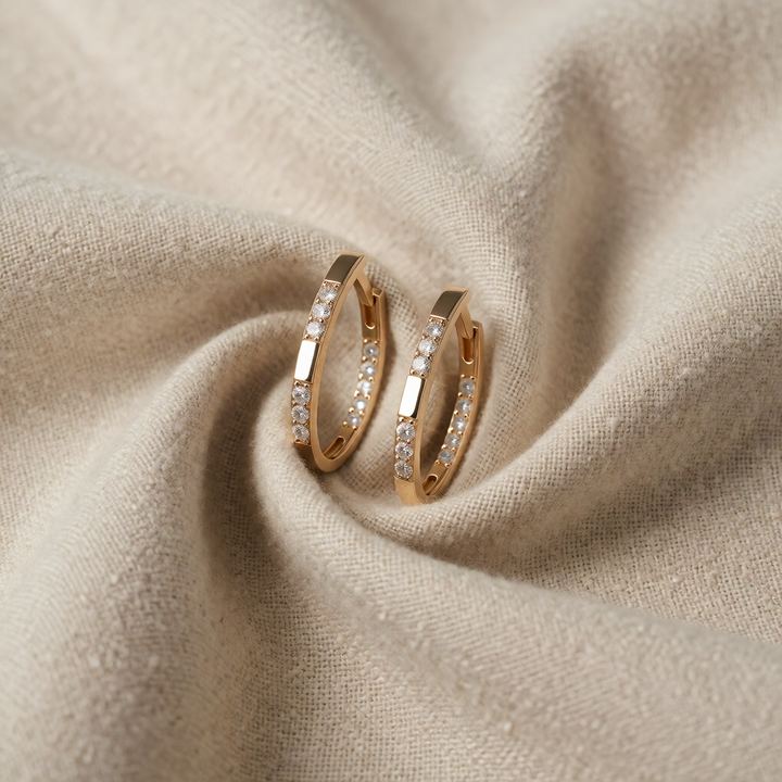 Chic Zircon Stone Earrings