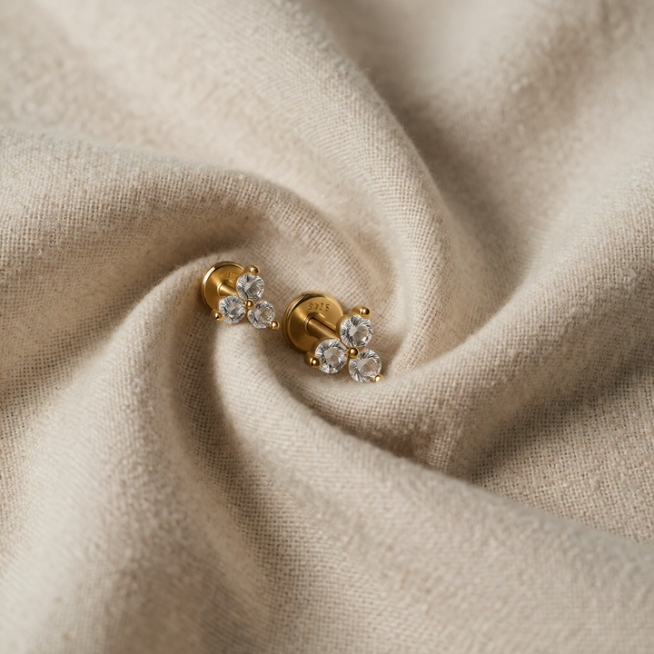Clara – Minimalist Gold Earrings