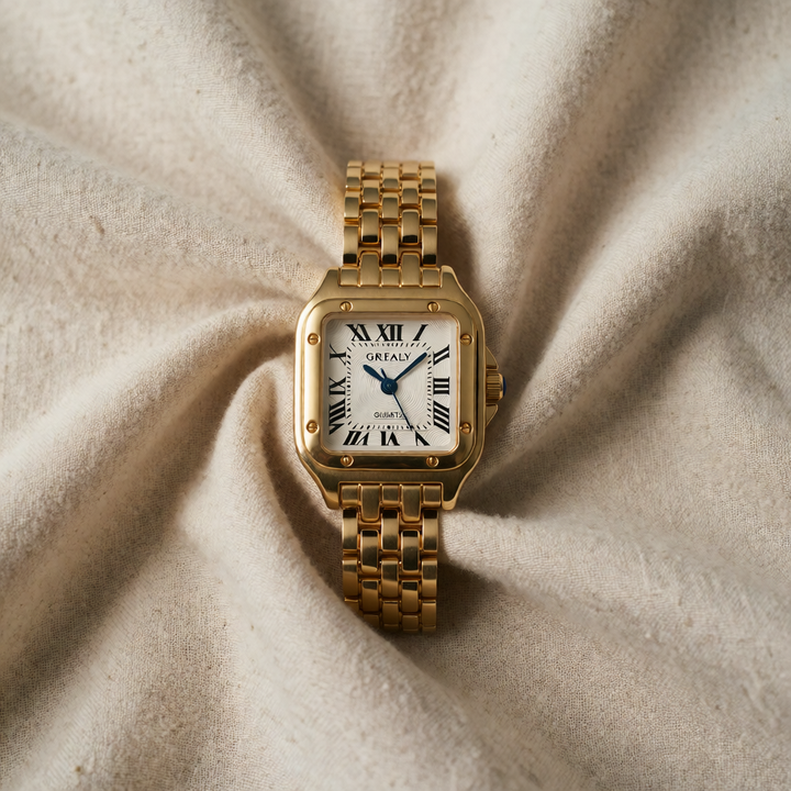 Gold Leonie Square