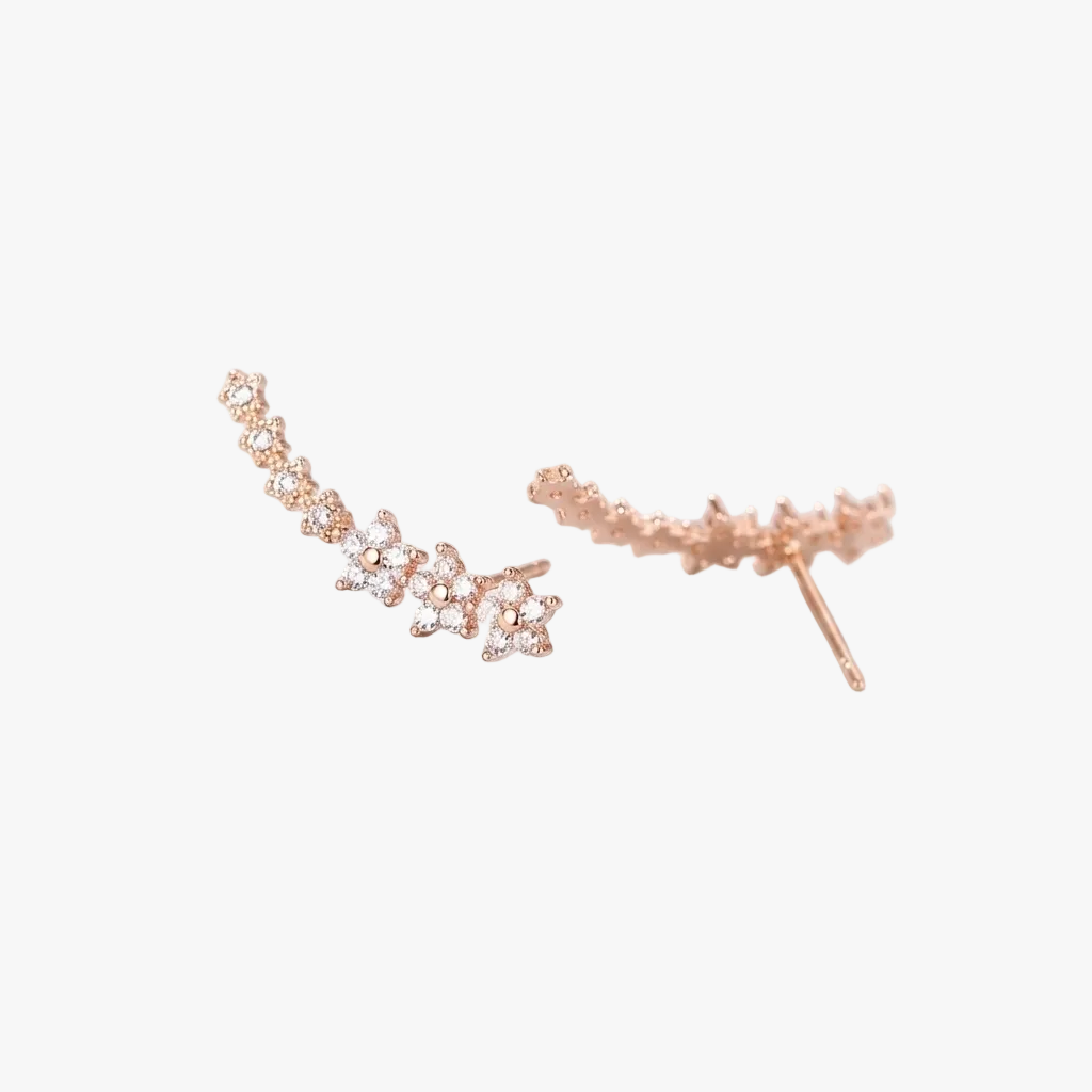 Freja – Classic Floral Earrings