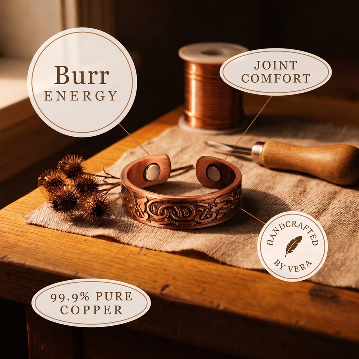 Ellington's Burr Copper Ring