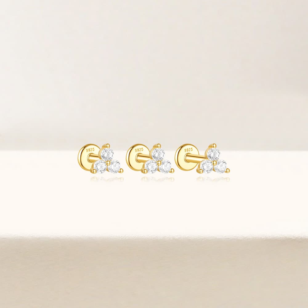Clara – Minimalist Gold Earrings