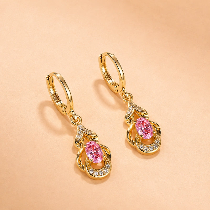 Radiant Oval Fashion Earrings