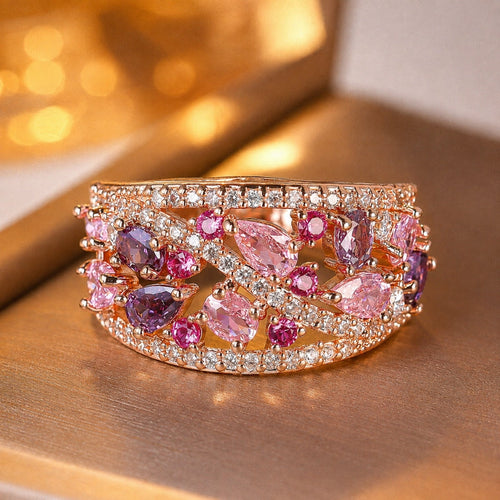 Bold Marquise Cluster Ring