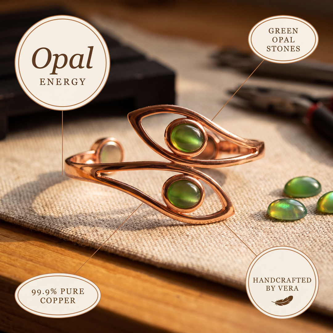 Ellington's Opal Copper Bracelet