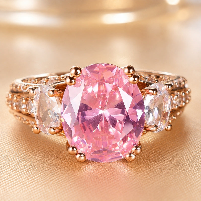 Elegant Zirconia Statement Ring