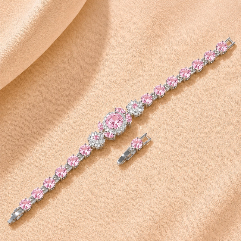 Radiant Pink Zirconia Bracelet