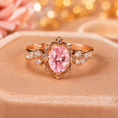 Eternal Oval Halo Engagement Ring
