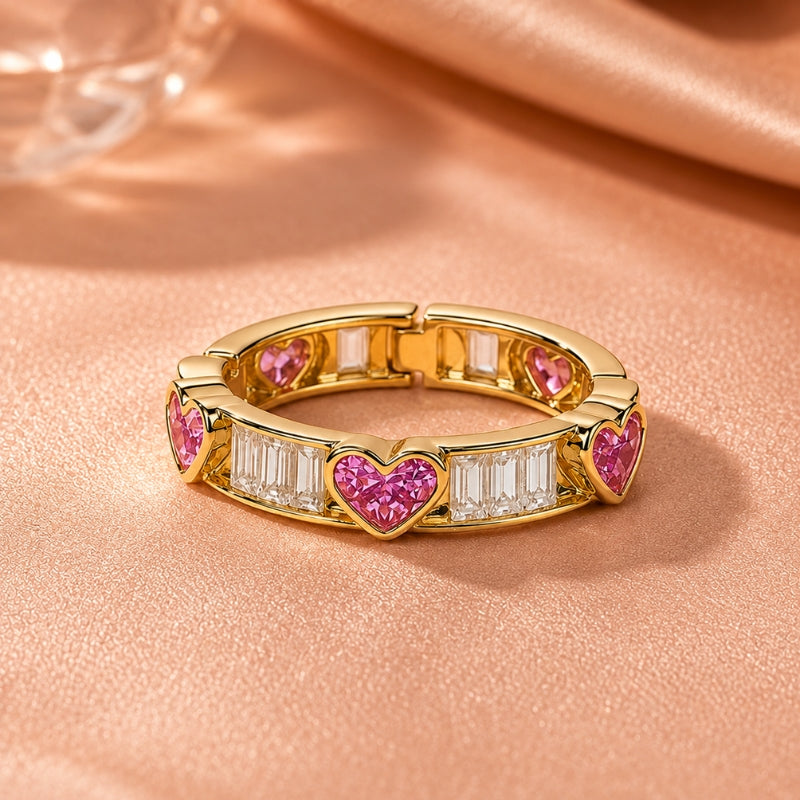Radiant Heart Statement Ring