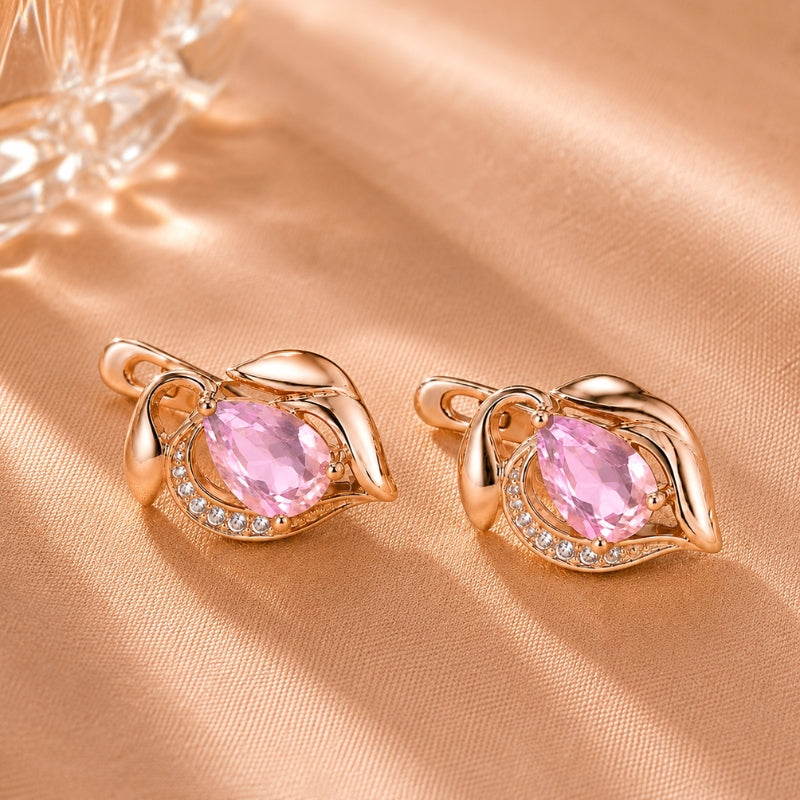 Elegant Waterdrop Stone Earrings