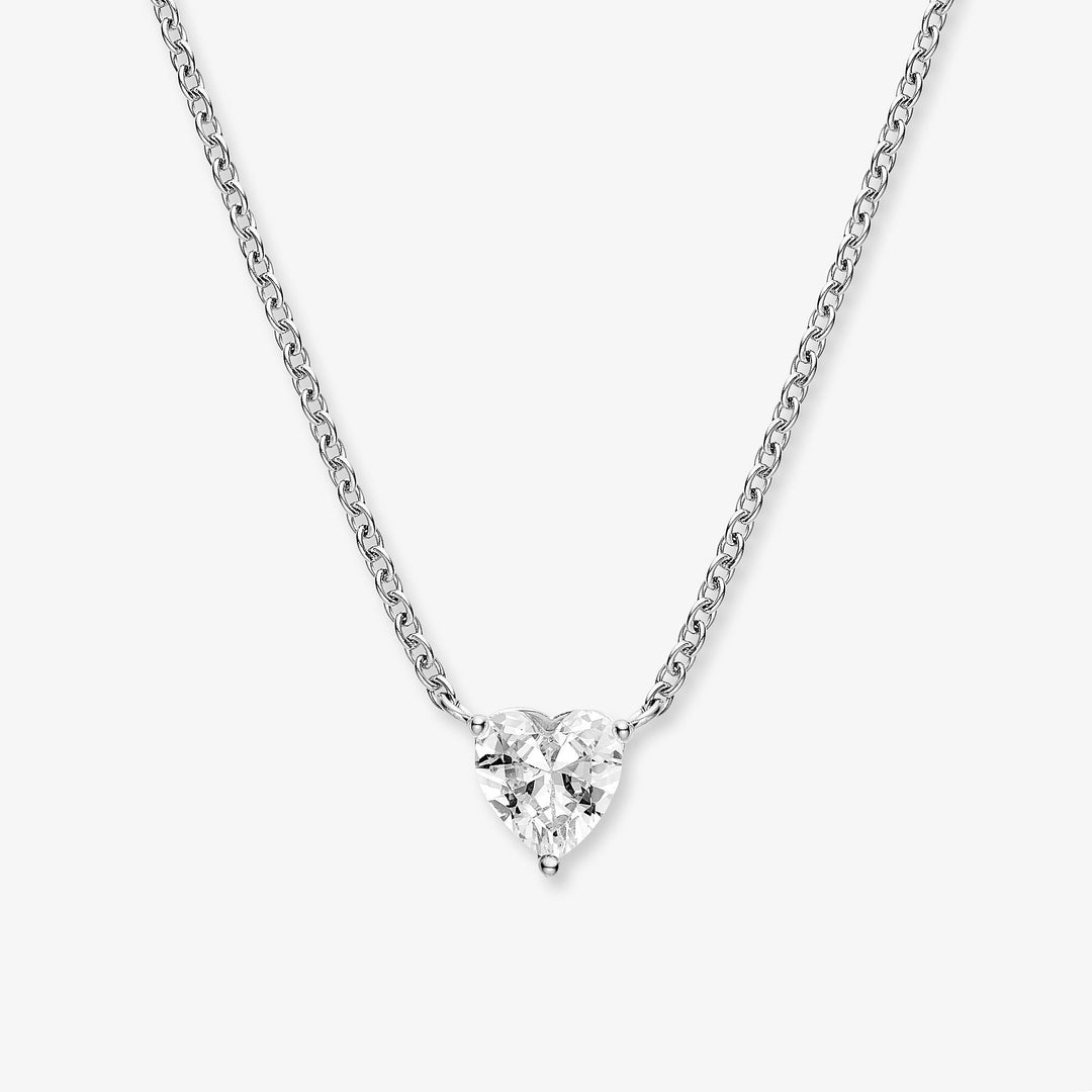 Gemstone Heart Pendant Necklace