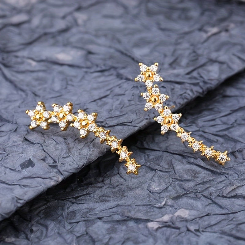 Freja – Classic Floral Earrings