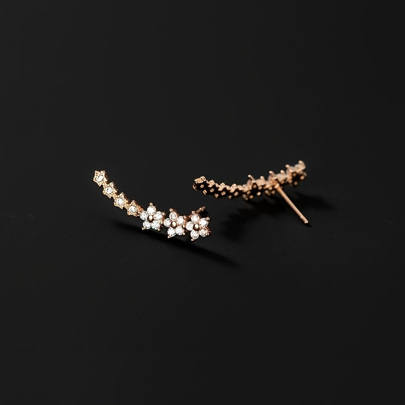 Freja – Classic Floral Earrings