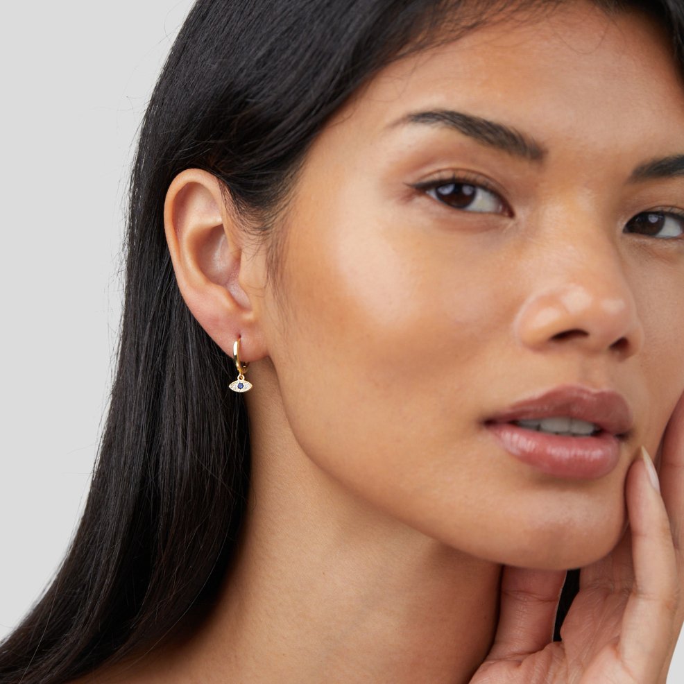 Luana – Pearl-Accented Gold Earrings