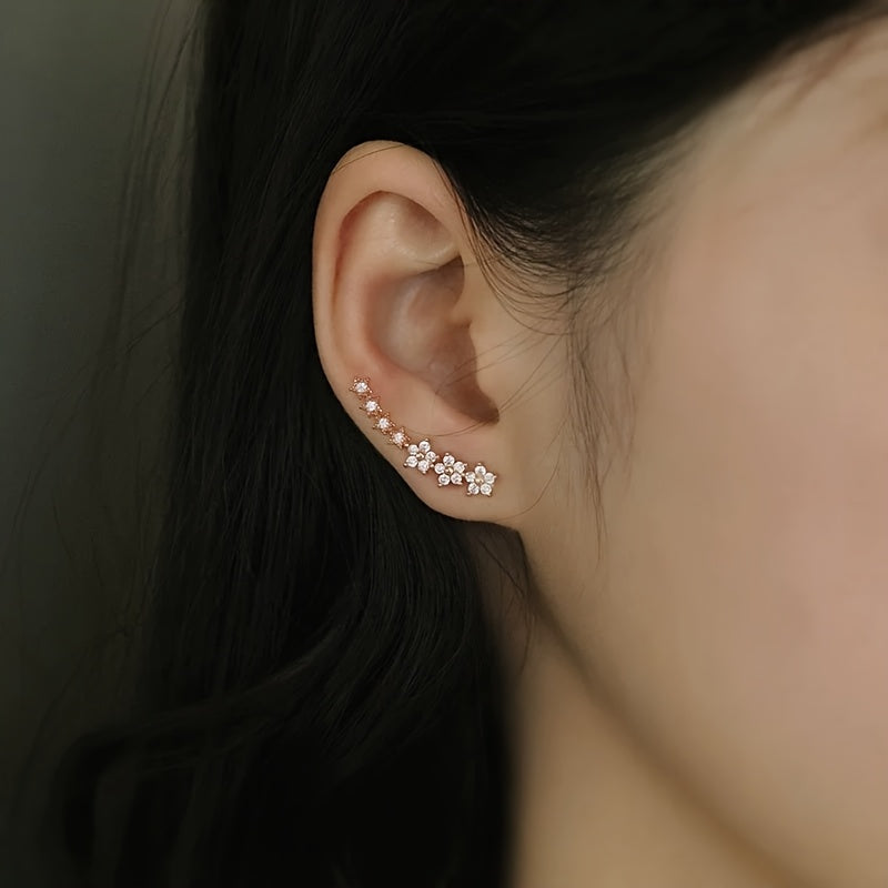 Freja – Classic Floral Earrings