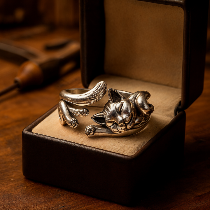 Resting Cat Ring