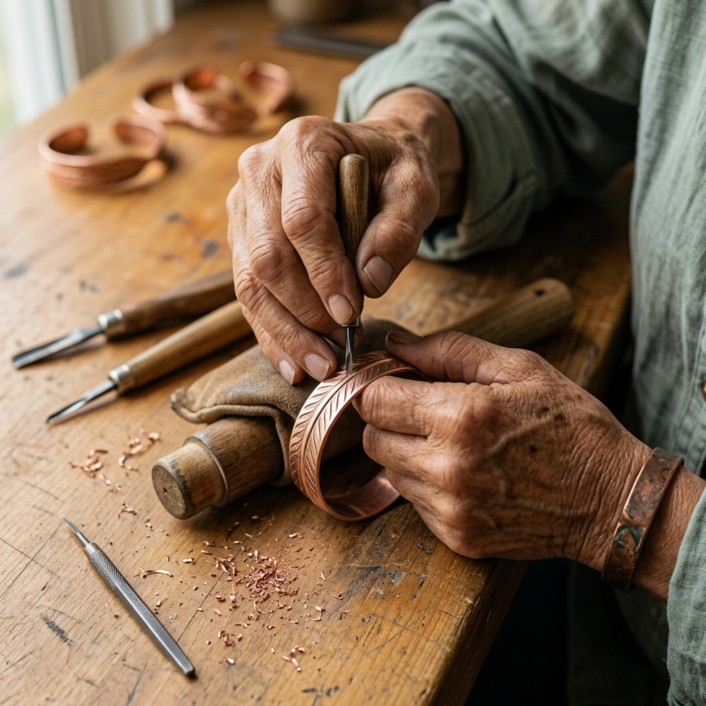 Ellington's Root Copper Bracelet
