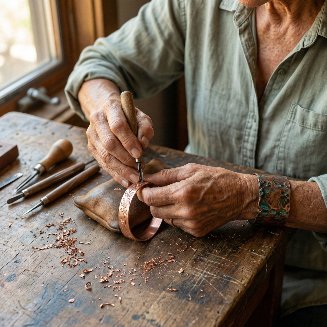Ellington's Bloom Copper Bracelet