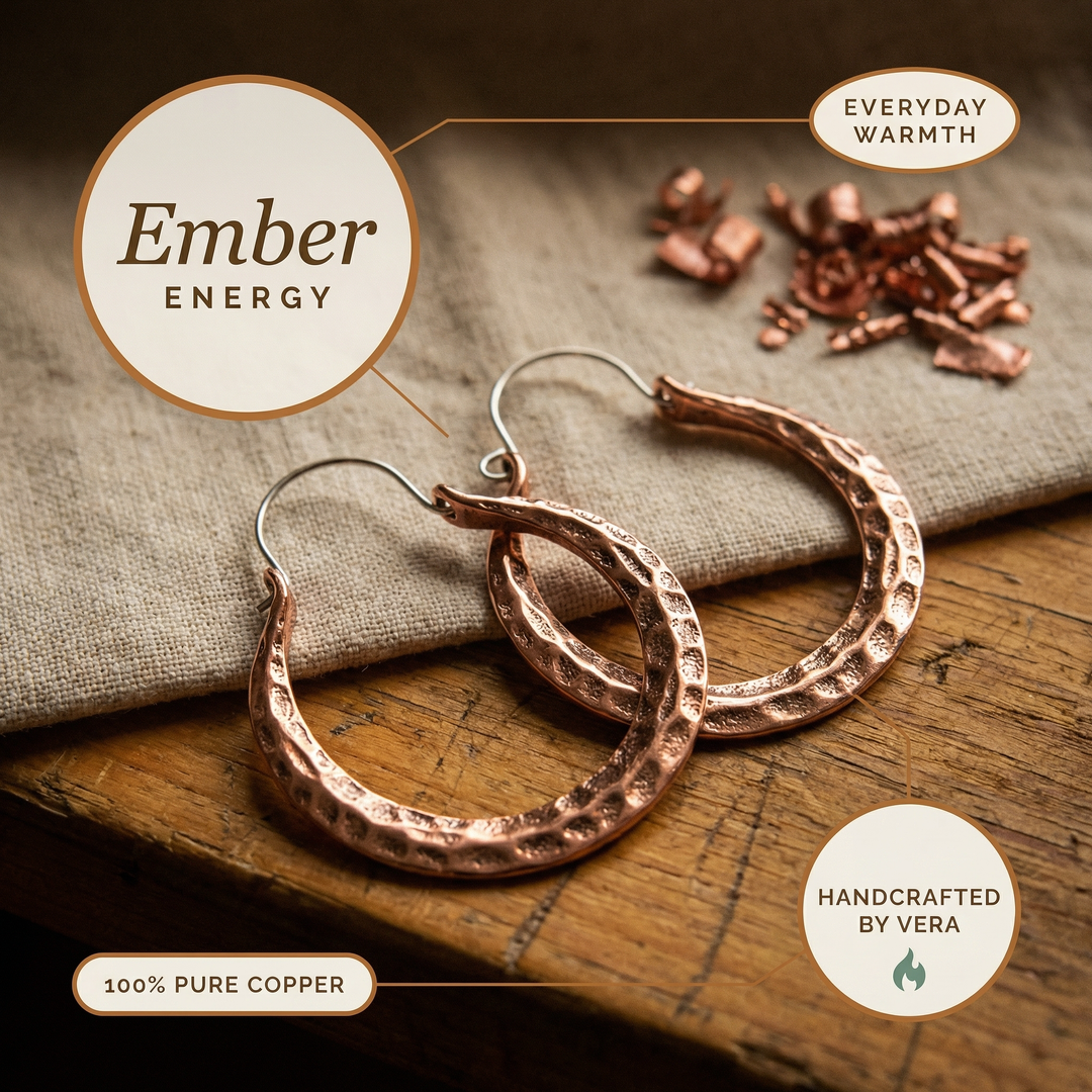 Ellington's Ember Copper Earrings