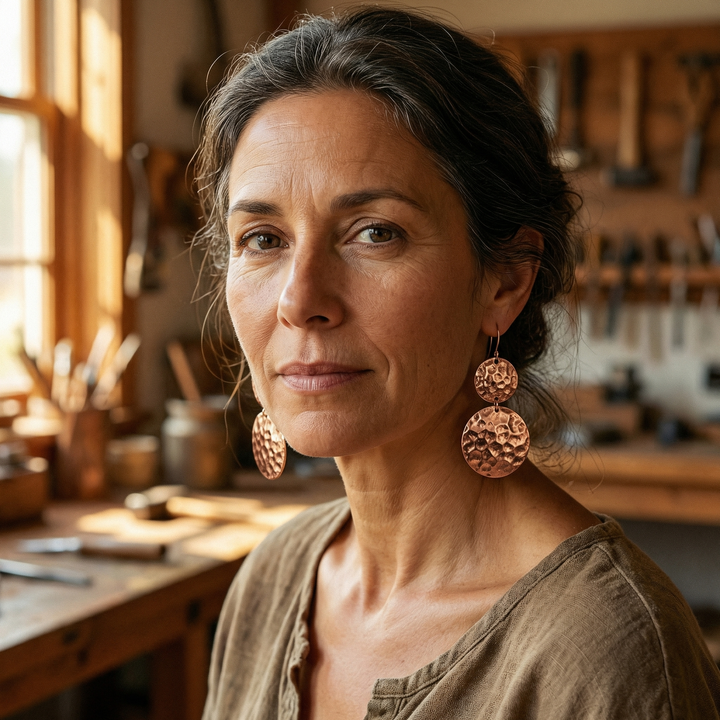 Ellington's Solstice Copper Earrings