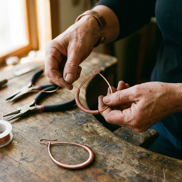 Ellington's Creek Copper Earrings