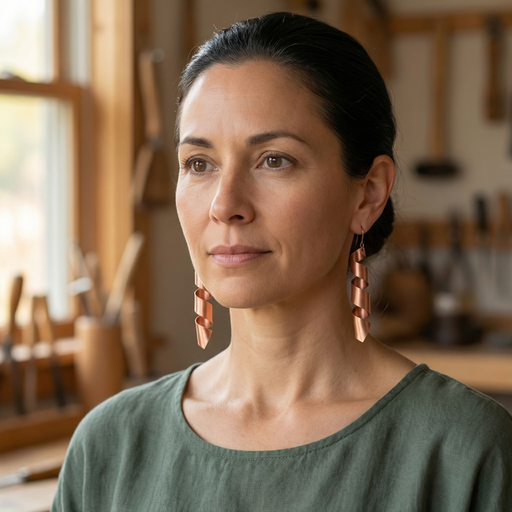 Ellington's Dusk Copper Earrings
