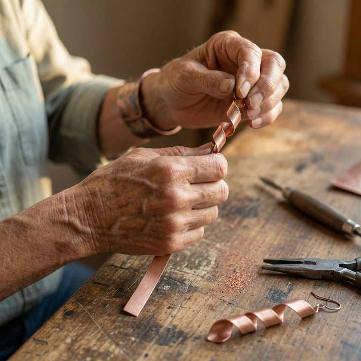 Ellington's Dusk Copper Earrings