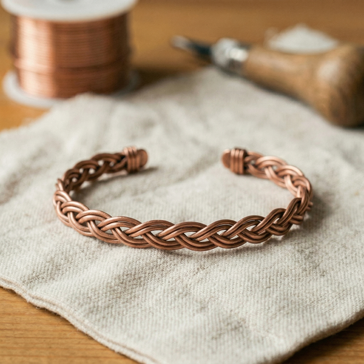 Ellington's Reed Copper Anklet