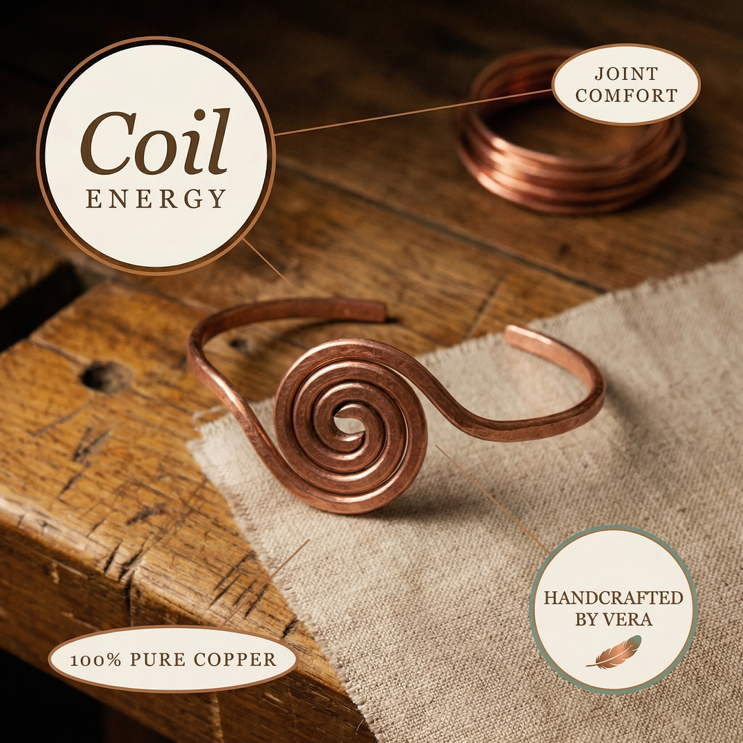 Ellington's Coil Copper Anklet