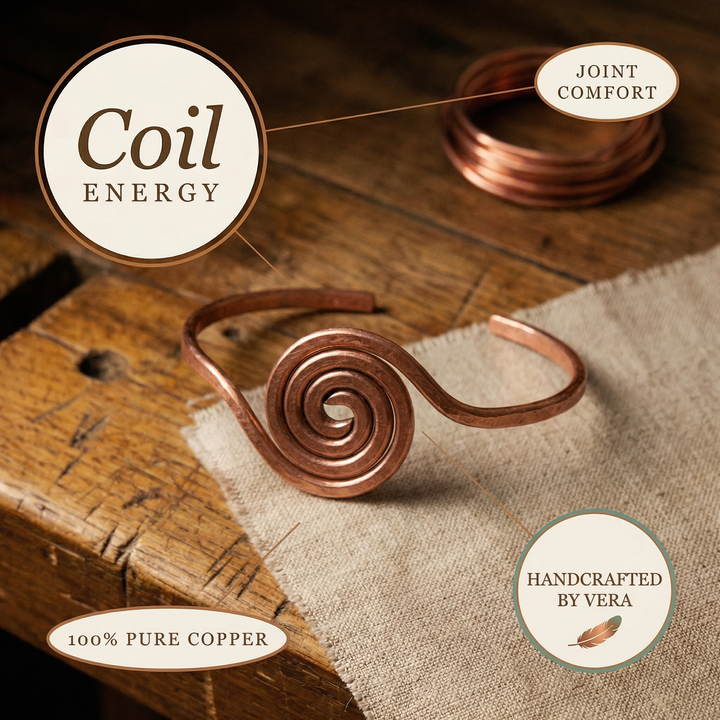 Ellington's Coil Copper Anklet