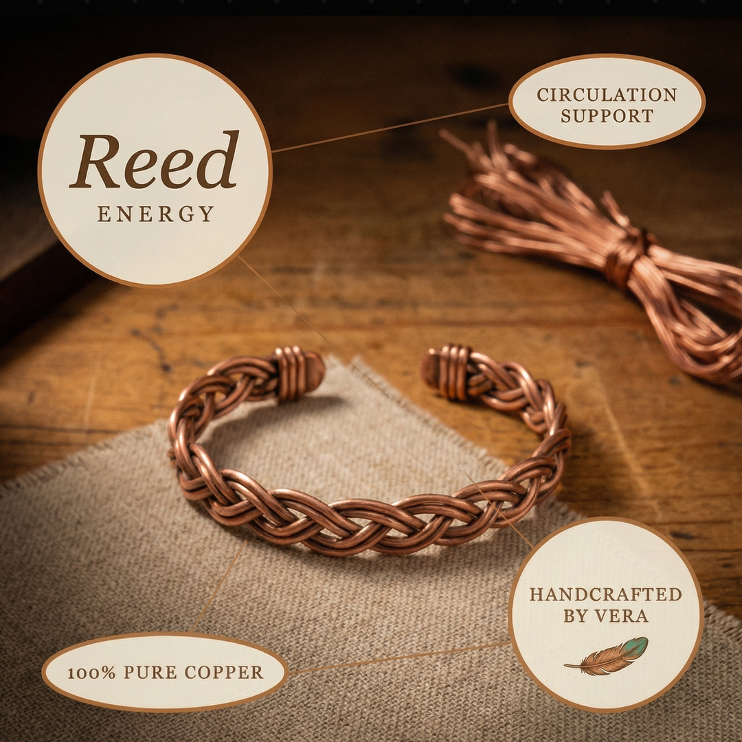 Ellington's Reed Copper Anklet