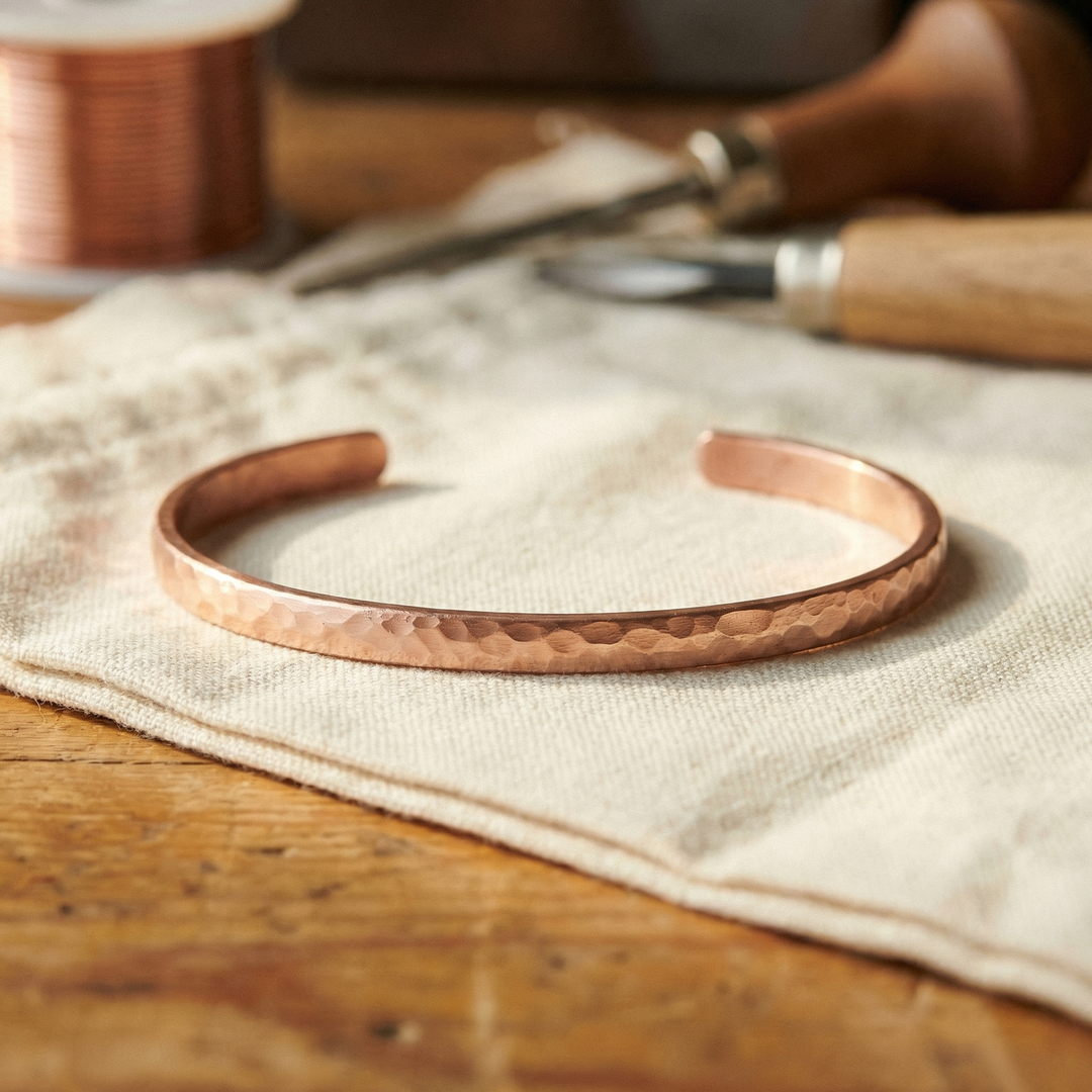 Ellington's Sand Copper Anklet