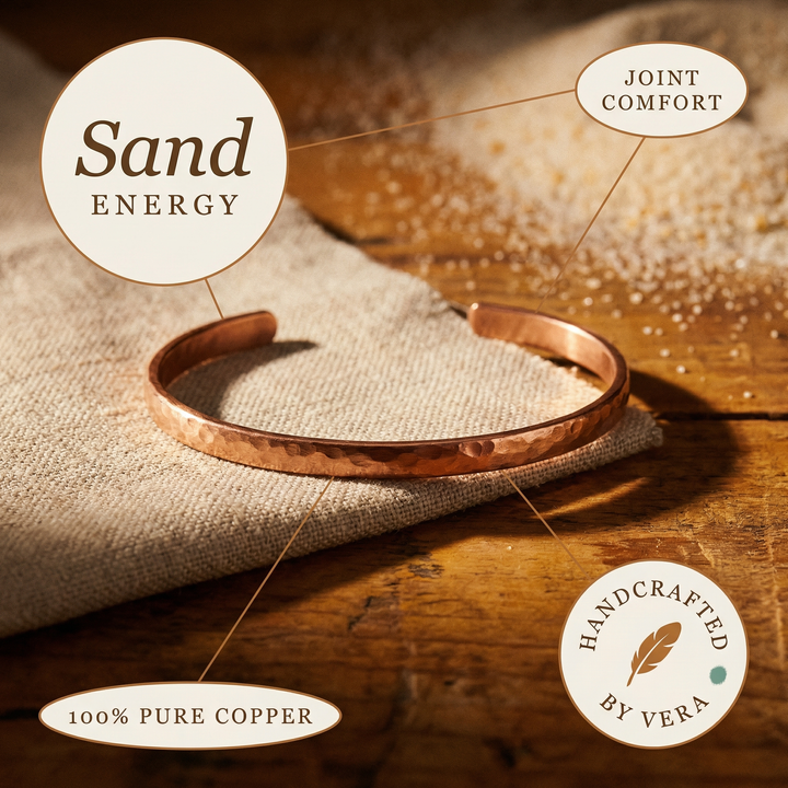 Ellington's Sand Copper Anklet