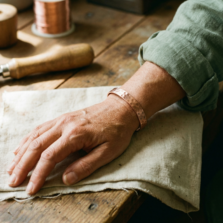 Ellington's Lodestone Copper Bracelet