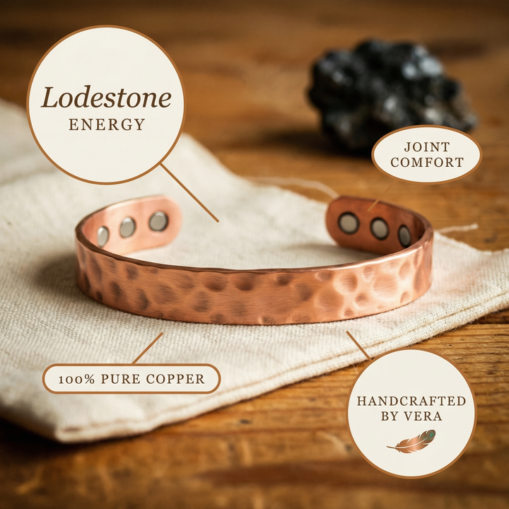 Ellington's Lodestone Copper Bracelet