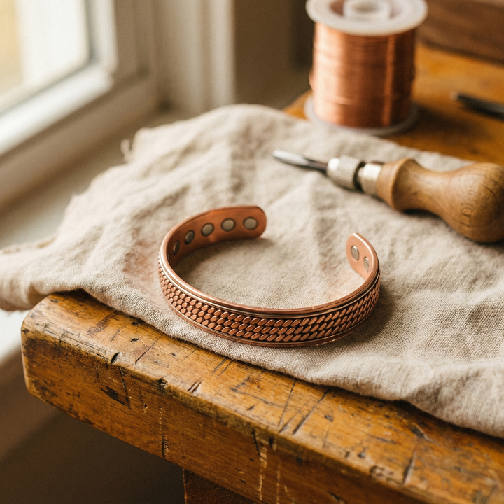 Ellington's Wave Copper Bracelet