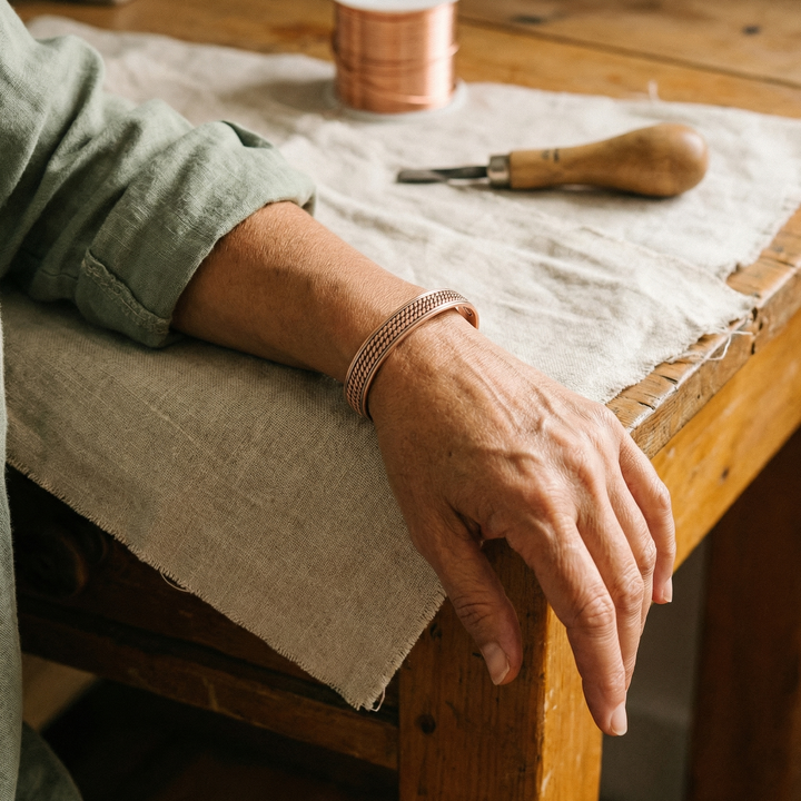 Ellington's Wave Copper Bracelet