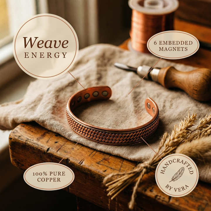 Ellington's Wave Copper Bracelet