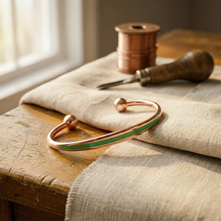Ellington's Jade Copper Bracelet