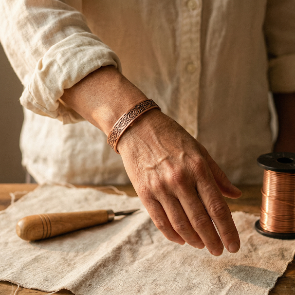 Ellington's Moss Copper Bracelet