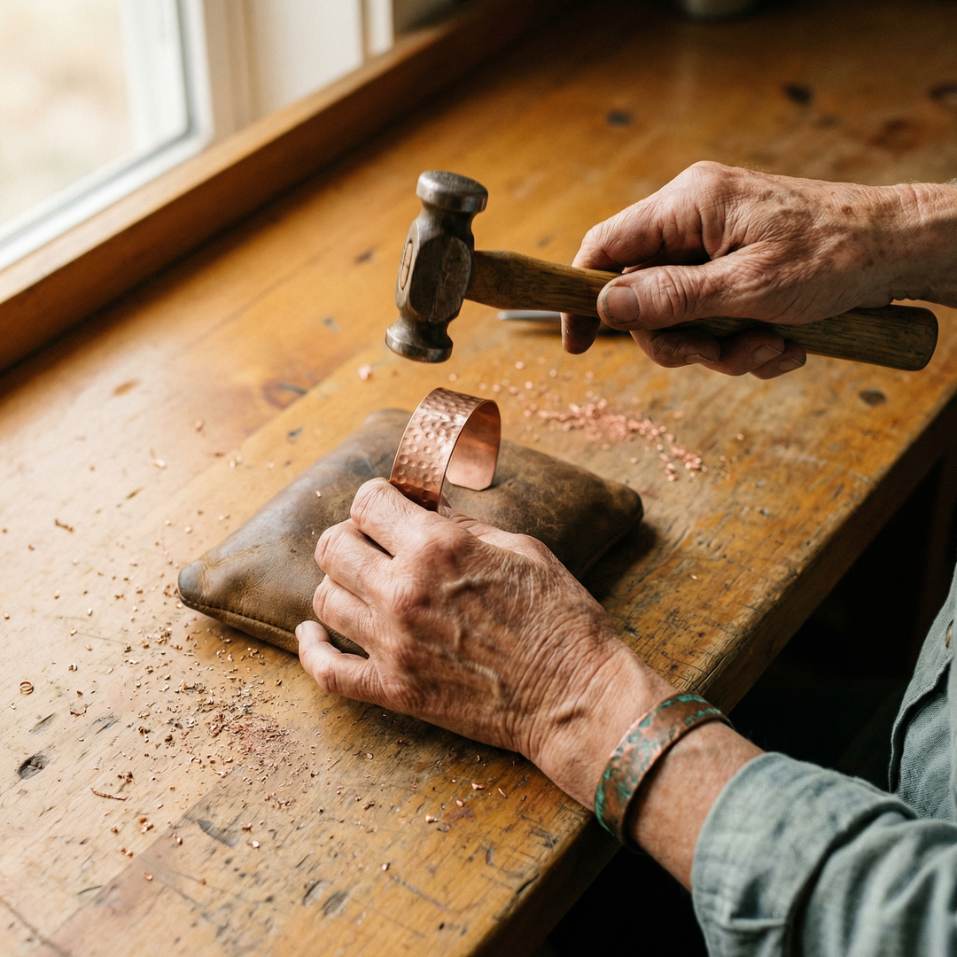 Ellington's Furrow Copper Bracelet