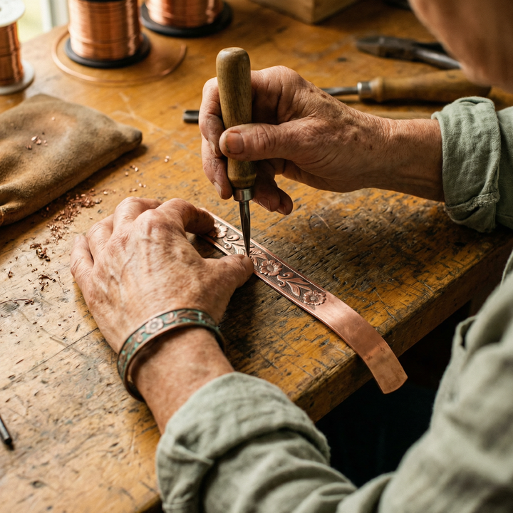 Ellington's Vine Copper Bracelet