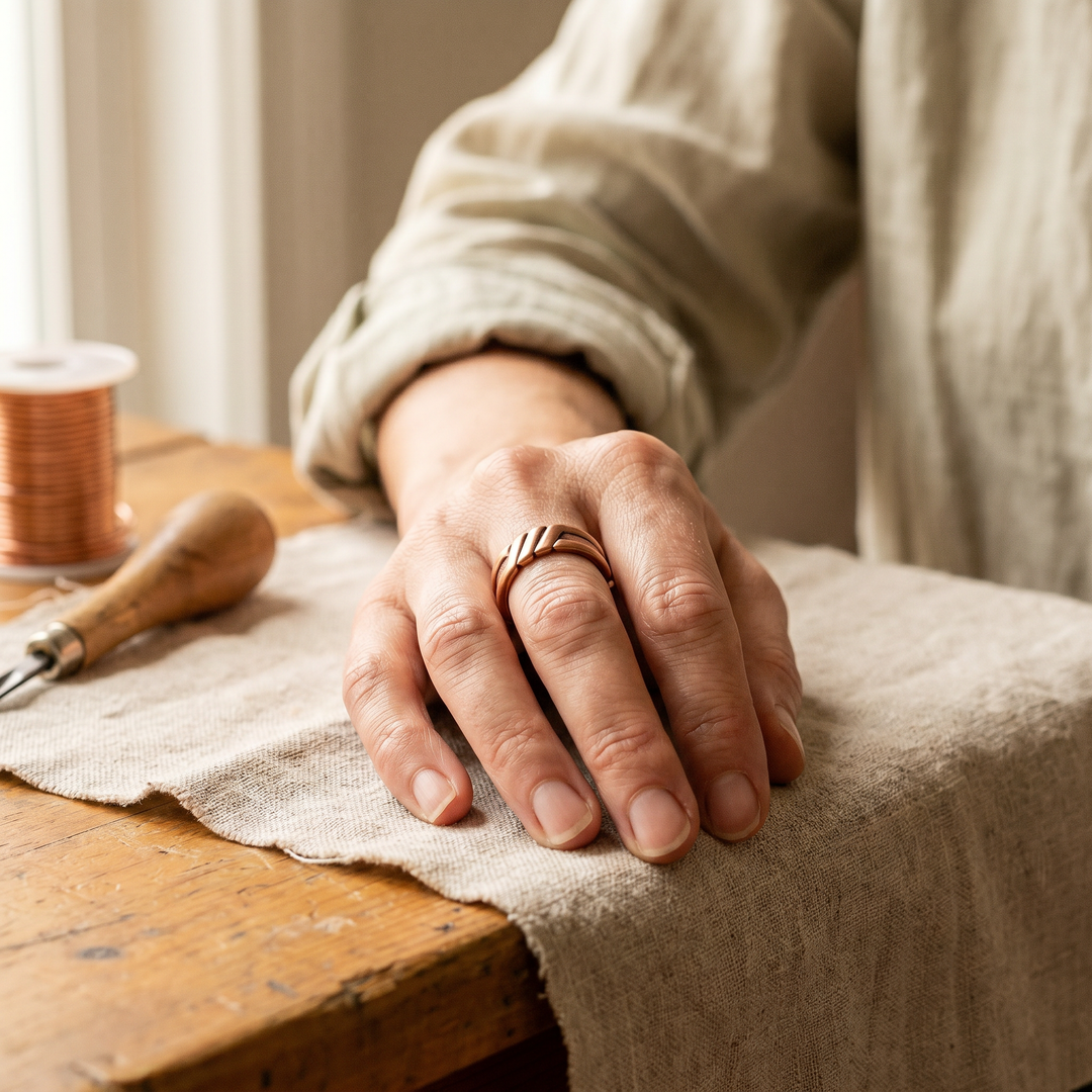Ellington's Peat Copper Ring