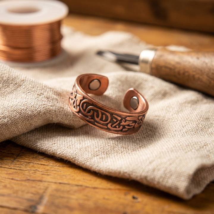 Ellington's Burr Copper Ring